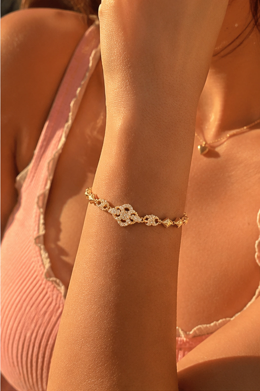 Lumière Lace Crystal Bracelet