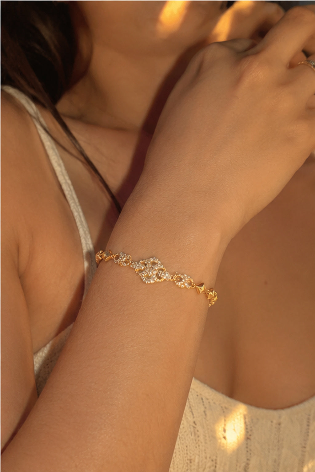 Lumière Lace Crystal Bracelet
