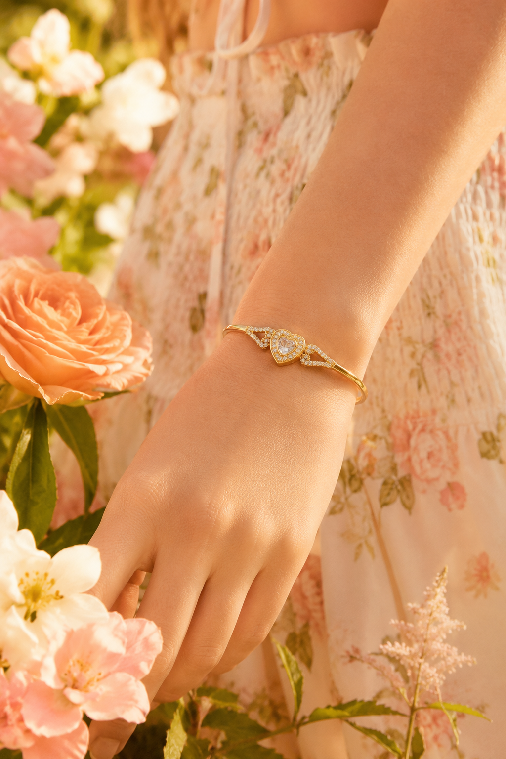 Sweetheart Glow Pavé Bangle
