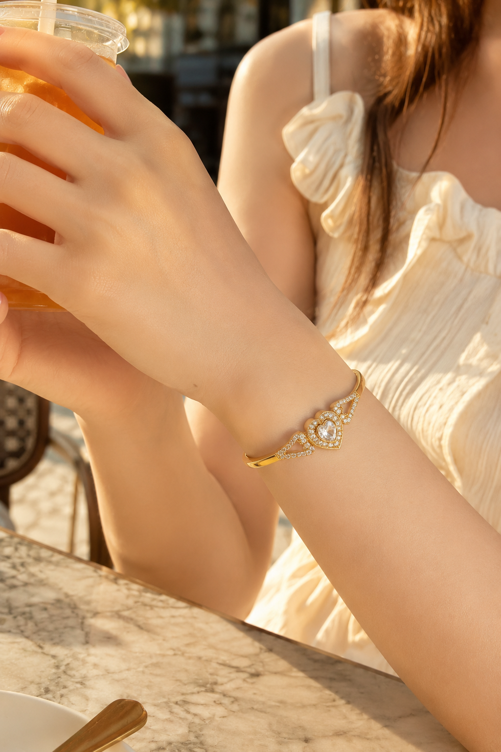 Sweetheart Glow Pavé Bangle