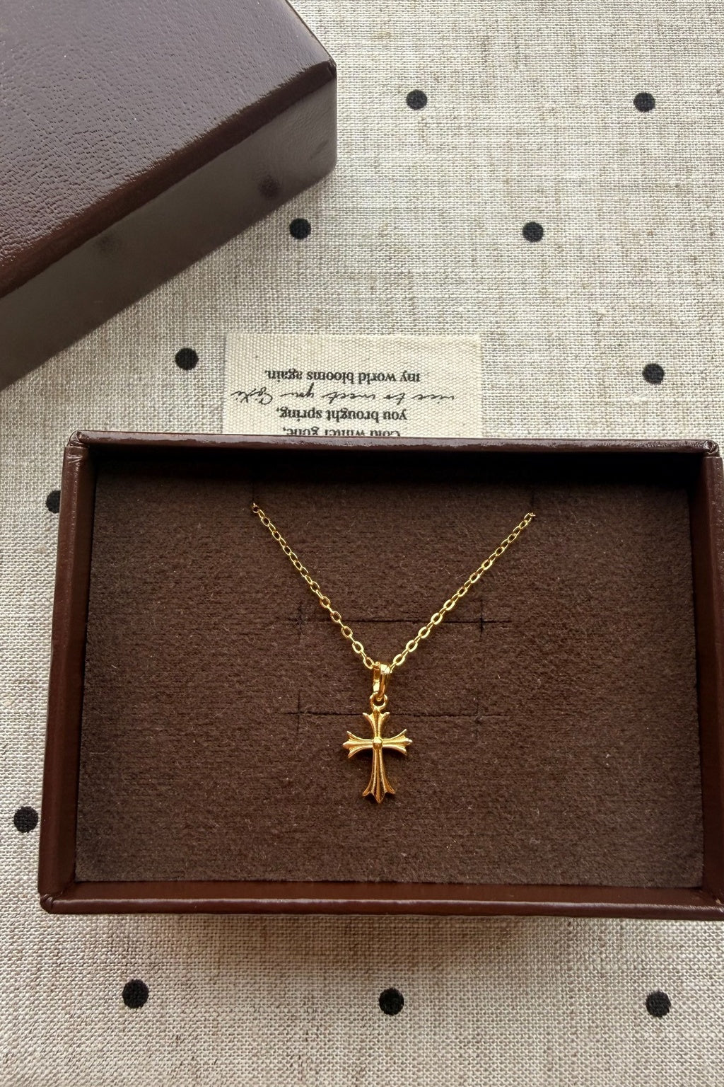 925 Sterling Silver Vintage Gothic Cross Pendant Necklace